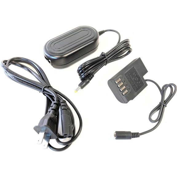 Bescor DMW-BLF19 Coupler/Dummy Battery & AC Adapter Kit for Select Panasonic Cameras