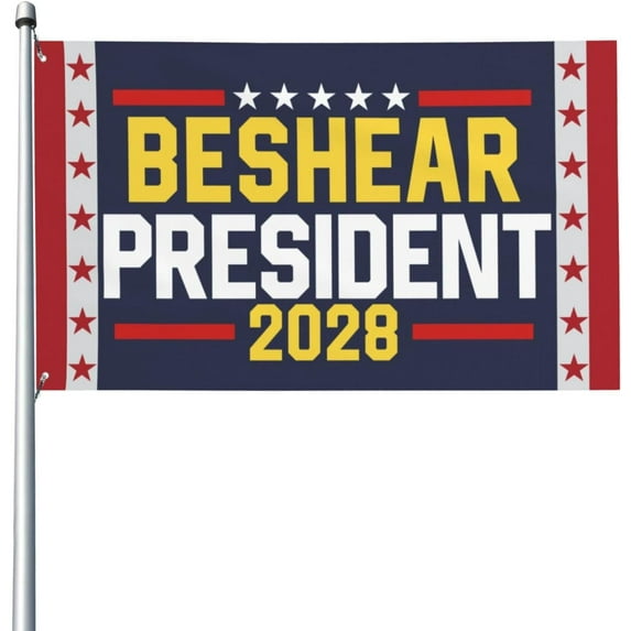 Beshear 2028 Flag Sign 3x5 Beshear 2028 For President Flag Banner Tapestry With Metal Eyelets No Flagstand