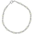 thumbnail image 1 of Besheek Bali Style Moonstone and Crystal Adjustable Anklet, 1 of 8