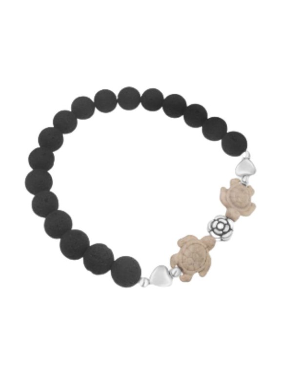 Handmade Hypoallergenic Turtle Jewelry Stretch Anklet