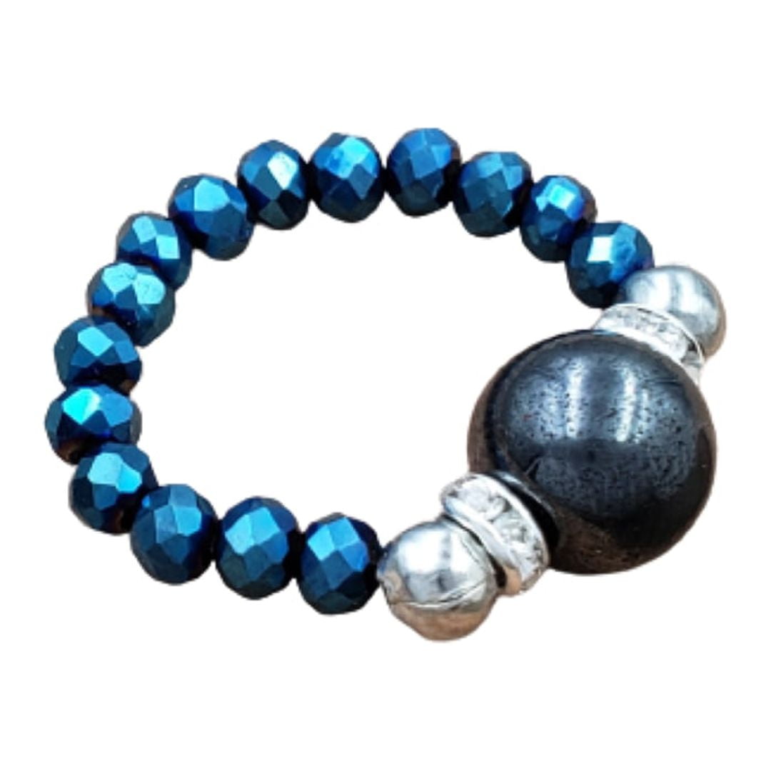 all dressed uptown blue paparazzi Paparazzi Bracelet ~ Breathtaking Ball main image 0
