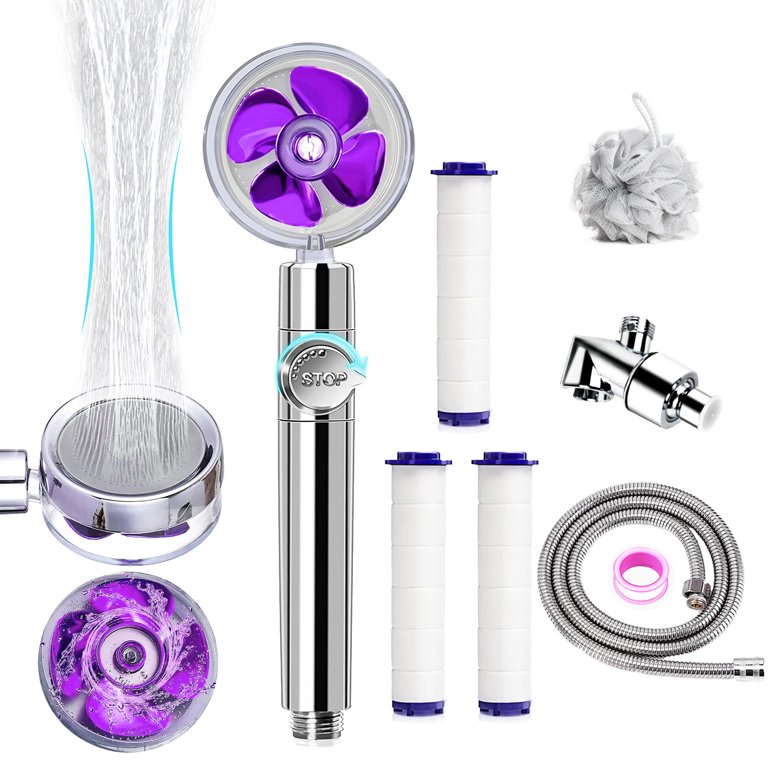 Besititli Turbocharged Handheld Shower Head, High Pressure Water 