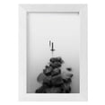 thumbnail image 1 of Besly 11x17 Picture Frames White Wooden Picture Frame Poster Frame for Wall Hanging and Home Decoration-White, 1 of 8