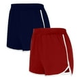 thumbnail image 1 of Besolor 2 Pack Women's Dance Yoga Sports Shorts Summer Running Athletic Short Pant Soft Lounge Shorts for Women, 1 of 2