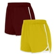 thumbnail image 1 of Besolor 2 Pieces Athletic Shorts for Women Sports Shorts Sweat Shorts for Dance, Yoga, Running, Workout, 1 of 2