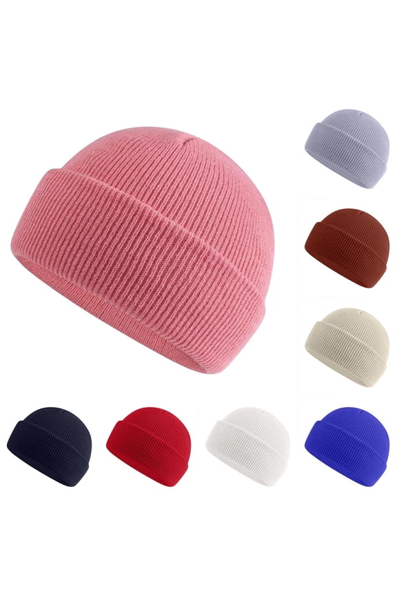 Baby Beanie Hats for Unisex, Knitted Baby Hats Beanies Girl Boy Winter Hat Warm Cap for Infant Newborn