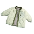 thumbnail image 1 of Besolor Boys Girls Winter down Coats Kids Button down Lightweight Padded Warm Puffer Jacket Outwear, 1 of 5
