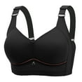 thumbnail image 1 of Besolor Bras for Women Wireless Push up Bra Soft Support Full Coverage Comfortable Wire Free Bralette Black, 1 of 3