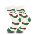 thumbnail image 1 of Besolor Christmas Slipper Socks for Women Winter Non-slip Thick Fuzzy Socks Warm Cozy Sleep Home Socks, 1 of 1