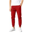 thumbnail image 1 of Besolor Cinch Bottom Sweatpants for Teen Boys Fall Winter Warm Casual Workout Joggers Elastic Waisted Kids Running Trousers with Pockets(9-10 Years,Red), 1 of 7