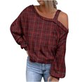 thumbnail image 1 of Besolor Cold Shoulder Tops for Women Long Sleeve Dressy Casual Ladies Blouses Loose Tunic Shirts Fall Clothes, 1 of 5