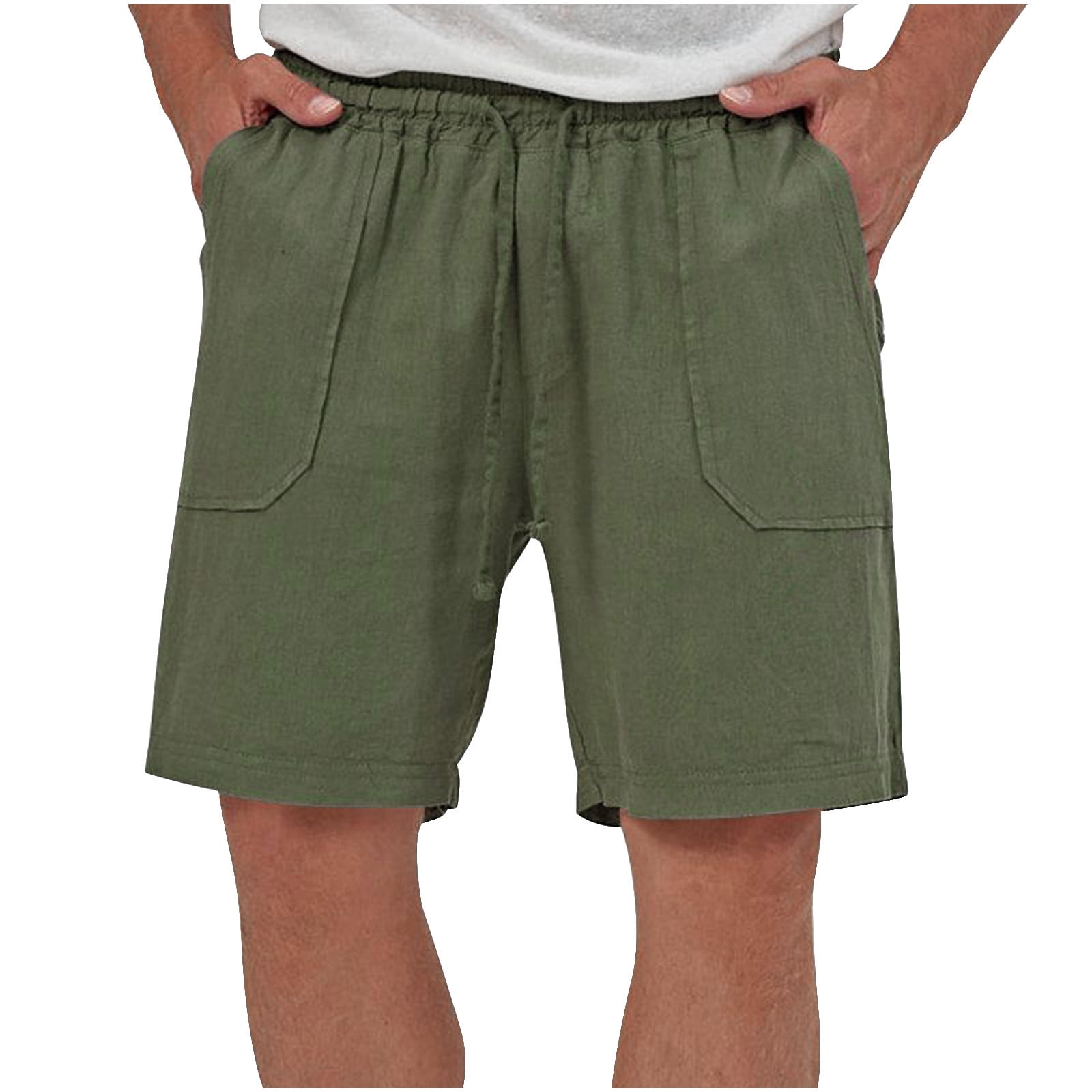Men's Summer Cotton Linen Shorts main image 0