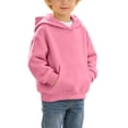 thumbnail image 1 of Besolor Fall Sweatshirts for Toddler Girls Boys Long Sleeve Hoodies Casual Loose Warm Outdoor Workout Pullover Tops with Pocket(10-11 Years,Hot Pink), 1 of 7