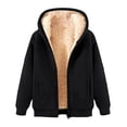 thumbnail image 1 of Besolor Fleece Lined Jacket for Women Casual Zip up Hoodies Warm Sweatshirt Thick Winter Coat with Pockets, 1 of 8