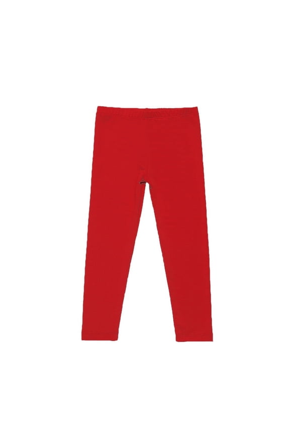 Girls Leggings Toddler Kids Elastic Waist Solid Color Basic Stretchy Yoga Dance Pants Warm Fall Tights