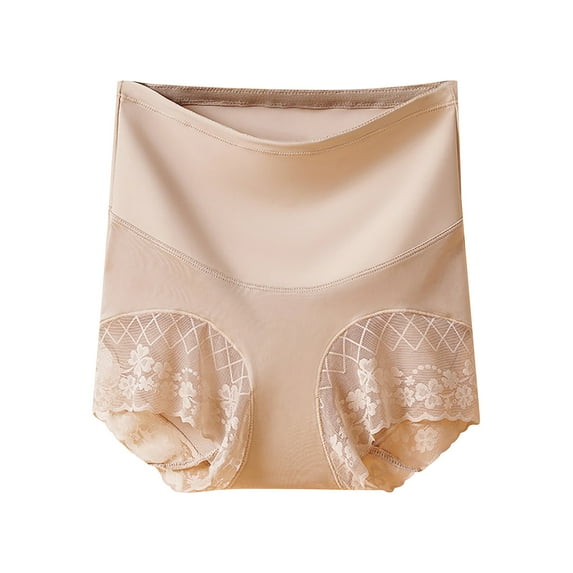 Besolor High Waisted Underwear for Women Seamless Lace Body Shaper Butt Lifter Panties Shapewear Girdle Panty