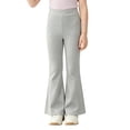 thumbnail image 1 of Besolor Kids Girls Flare Pants Elastic High Waisted Casual Comfy Bottom Gym Workout Yoga Pant(7-8 Years,Gray), 1 of 6