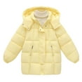 thumbnail image 1 of Besolor Kids Hooded Long Puffer Jacket Warm Thick Winter Quilted down Coat Outerwear for Boys Girls 4-14 Years, 1 of 3