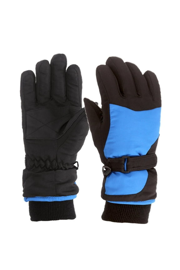 Kids Ski Snow Gloves, Girls Boys Winter Waterproof Gloves Thick Warm Windproof Cold Weather Outdoor Sports Gloves