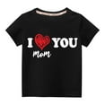 thumbnail image 1 of Besolor Kids Valentine's Day Shirts Toddler Boys Girls Valentine T-Shirt Short Sleeve Crewneck Tshirt Graphic Tee Tops, 1 of 3
