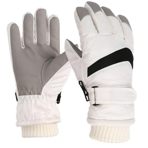 Besolor Kids Waterproof Gloves Snow Gloves Thick Warm Winter Gloves for Boys Girls Ski Gloves Sport Gloves
