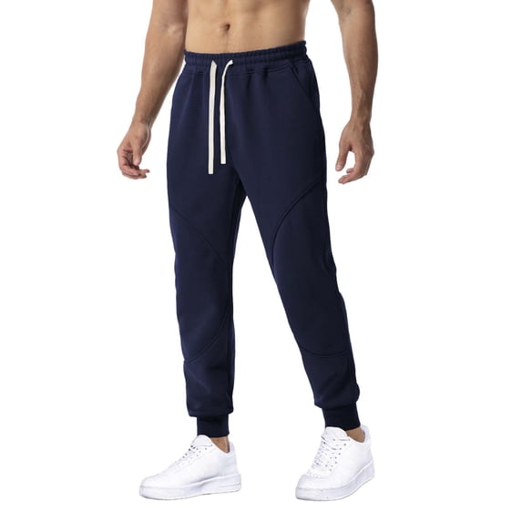 Besolor Men's Athletic Running Jogger Pants Casual Drawstring Workout Gym Sweatpants Trouser with Pockets