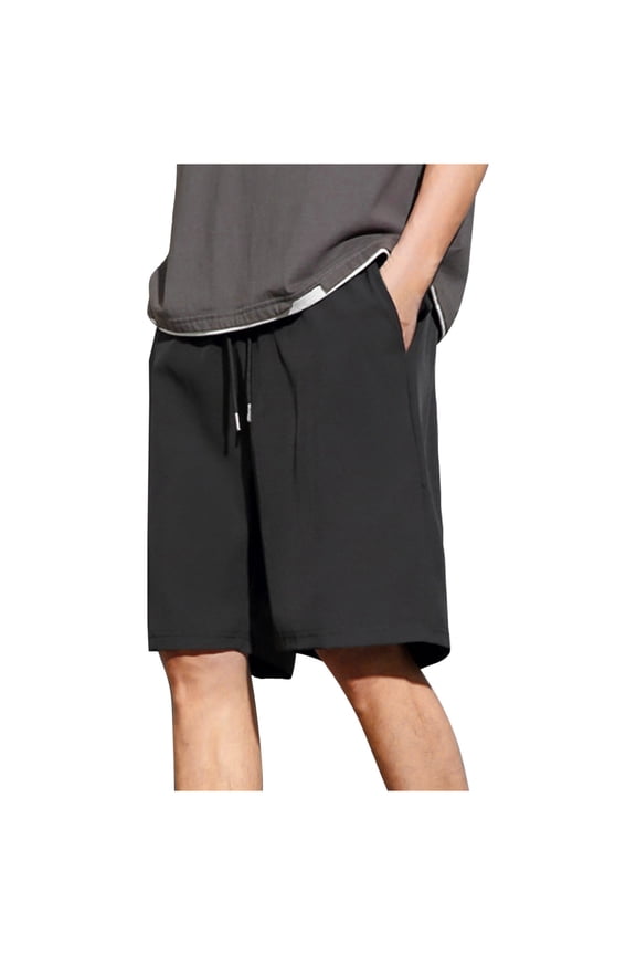 Men's Athletic Shorts Drawstring Quick Dry Lightweight Workout Running Gym Shorts with Pockets