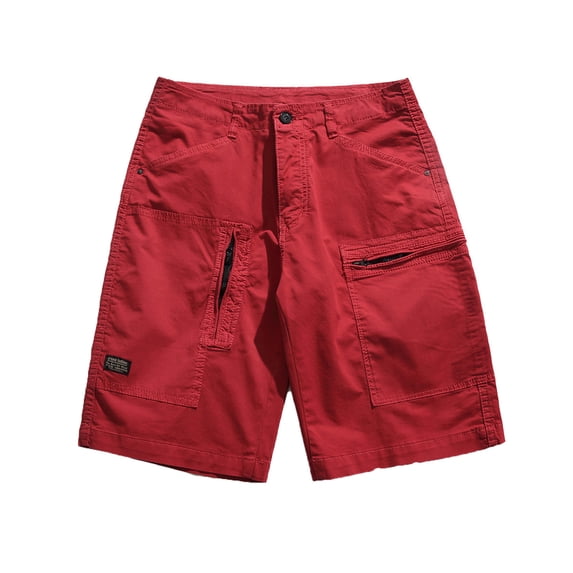 Besolor Men's Cargo Shorts Casual Zipper Straight Leg Shorts Outdoor Hiking Workout Summer Shorts with Multi Pockets