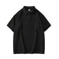 thumbnail image 1 of Besolor Men's Summer Shirts Short Sleeve Golf Shirt Big and Tall Casual Collared Pullover Basic T-Shirts, 1 of 3