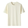 thumbnail image 1 of Besolor Men's T-Shirts Short Sleeve Crew Neck T-Shirt Casual Solid Color Summer Classic Basic Tee Tops, 1 of 5
