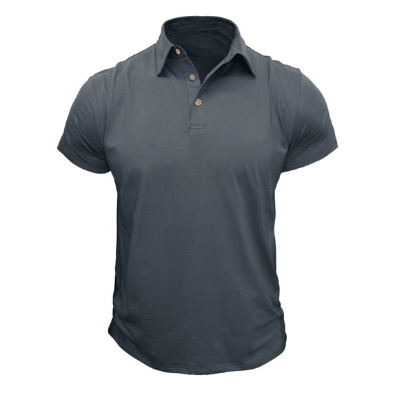 Besolor Men's short Sleeve golf Shirts Lapel Collar button up Athletic Sports Wicking Lightweight summer Tops Blouse
