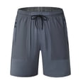 thumbnail image 1 of Besolor Mens Athletic Shorts with Pockets Lightweight Quick Dry Workout Basketball Gym Running Fitness Drawstring Elastic Waist Shorts(3X-Large,Gray), 1 of 5