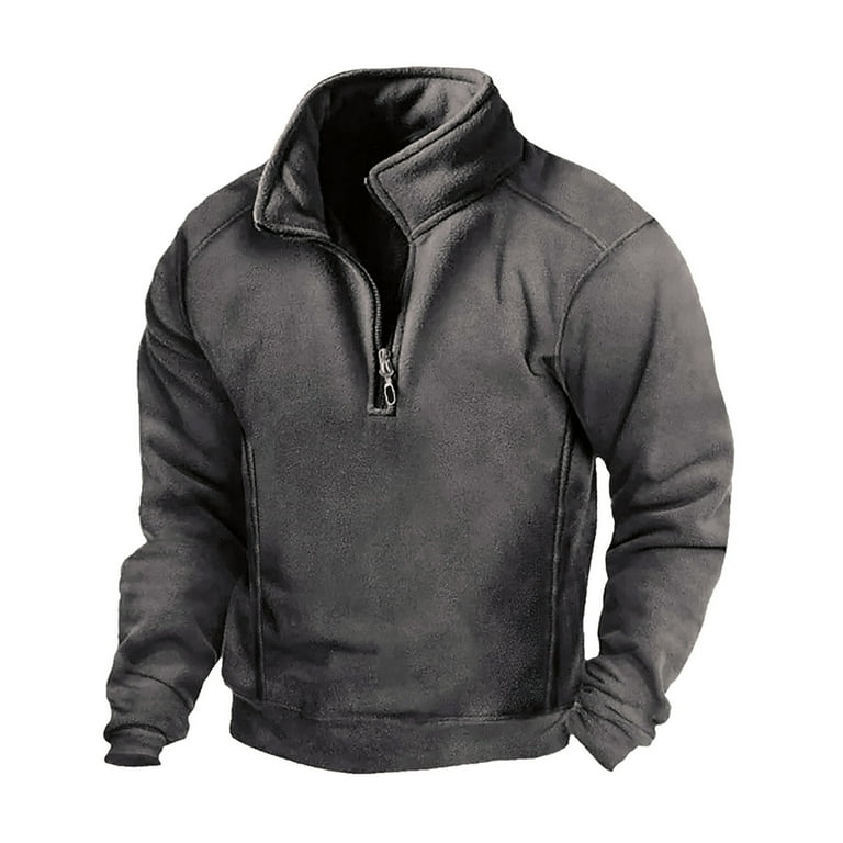 Solid Color Standing Collar Long Sleeve Sweaters Solid Color Standing Collar Long Sleeve Sweaters