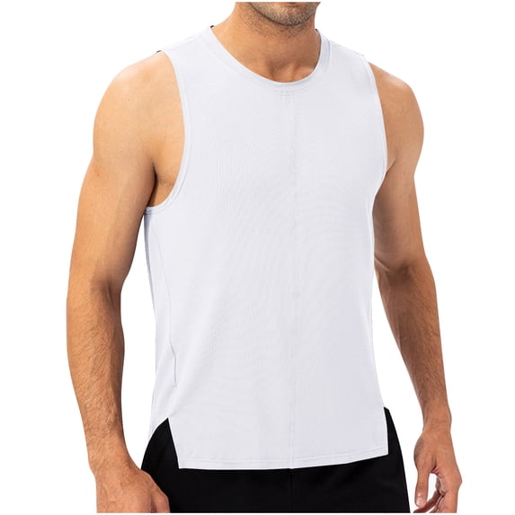 Besolor Mens Workout Tank Tops Casual Quick Dry Summer Sleeveless Athletic Sports Gym Muscle Tee Shirts