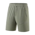 thumbnail image 1 of Besolor Plus Size Running Shorts for Men Lightweight Casual Thin Quick Dry Athletic Workout Drawstring Waist Shorts with Zipper Pocket(4X-Large,Army Green), 1 of 7
