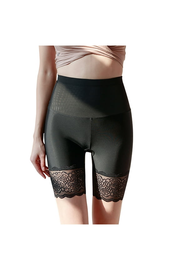 Shapewear Shorts for Women Seamless Lace High Waisted Body Shaper Thigh Slimmer Waist Trainer Underwear Leggings