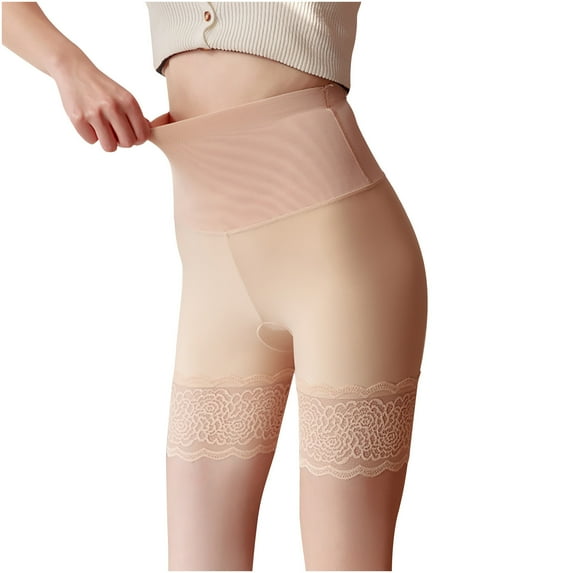 Besolor Shapewear Shorts for Women Seamless Lace High Waisted Body Shaper Thigh Slimmer Waist Trainer Underwear Leggings