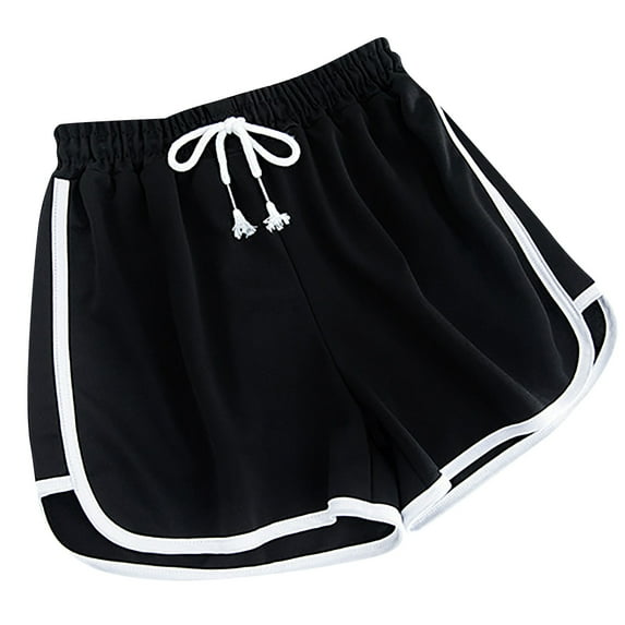 Besolor Summer Shorts for Women Elastic Waist Drawstring Loose Comfy Lounge Shorts Workout Running Sweat Shorts