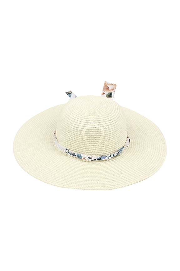 Sun Hat for Women Floppy Straw Wide Brim Summer Hats Foldable Packable UV Protection Gardening Beach Hats UPF 50+
