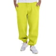 thumbnail image 1 of Besolor Sweatpants for Men Elastic Waist Drawstring Jogger Pants Casual Loose Sports Athletic Running Trousers with Pockets, 1 of 8
