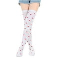 thumbnail image 1 of Besolor Thigh High Socks for Women Girls Printed Novelty Long Socks Cute Colorful over the Knee High Socks Long Stocking, 1 of 3