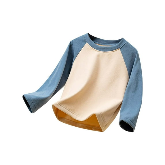 Besolor Toddler Baby Boy Girl Fall Winter Clothes Fleece Pullover Sweatshirt Raglan Long Sleeve Crewneck Shirt Tops