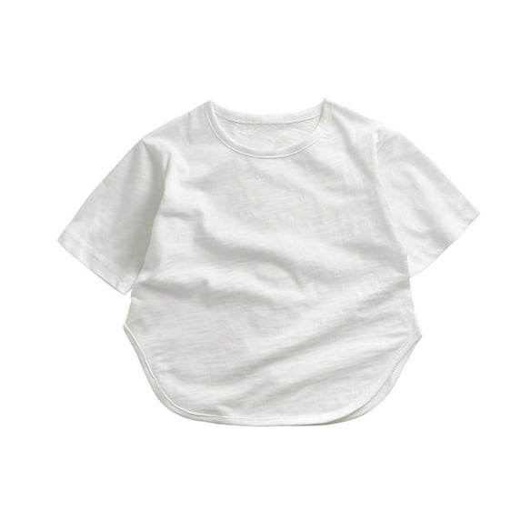 Besolor Toddler Baby Girls Boys Basic Layering T Shirts Tops Shorts Sleeve Loose Tee Shirt Baby Summer Clothes