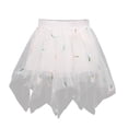 thumbnail image 1 of Besolor Toddler Baby Girls Layered Tulle Skirt Mesh Elastic Waist Embroider A-Line Party Dance Short Skirts, 1 of 5