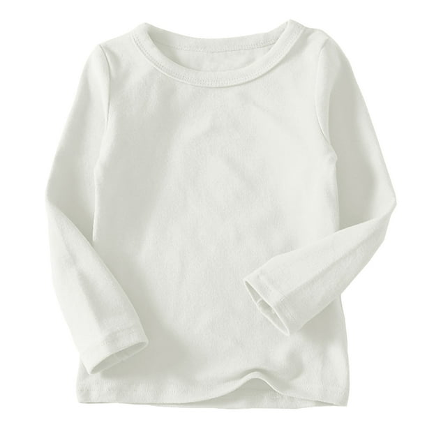 Toddler long sleeve t shirts plain online