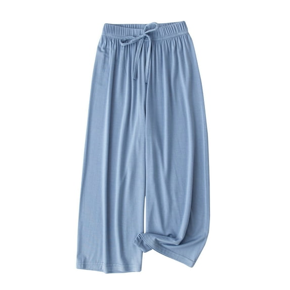 Besolor Toddler Boys Girls Wide Leg Pants Drawstring High Waist Palazzo Trousers Casual Loose Pants for Outdoors