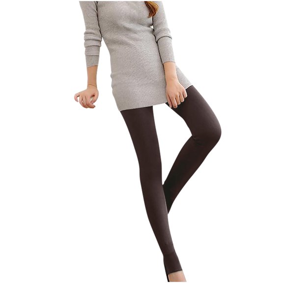 Besolor Winter Fleece Lined Leggings for Women Thick Soft Stretchy High Waisted Warm Thermal Pants Tight