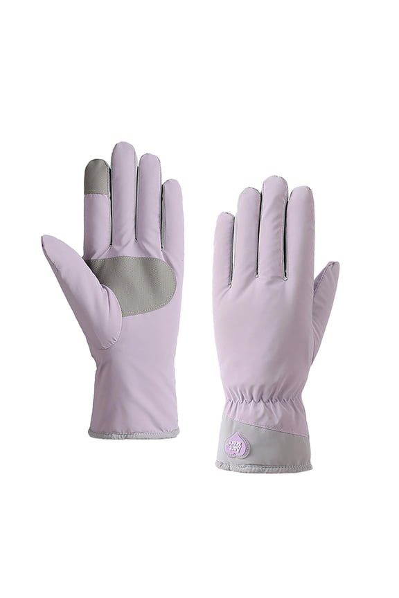 Winter Gloves for Women Fleece Lined Waterproof Windproof Cold Weather Touchscreen Warm Ski Snow Gloves