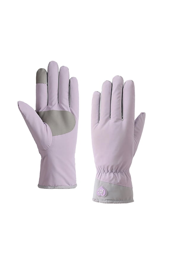 Winter Gloves for Women Fleece Lined Waterproof Windproof Cold Weather Touchscreen Warm Ski Snow Gloves