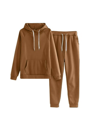 Women Jogger Outfit Matching Sweatsuits Long Sleeve Hooded Sweatshirt and  Sweatpants 2 Piece Sports Sets Tracksuit Women Clothes 